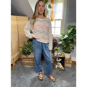 Vintage Slub Knit Sweater